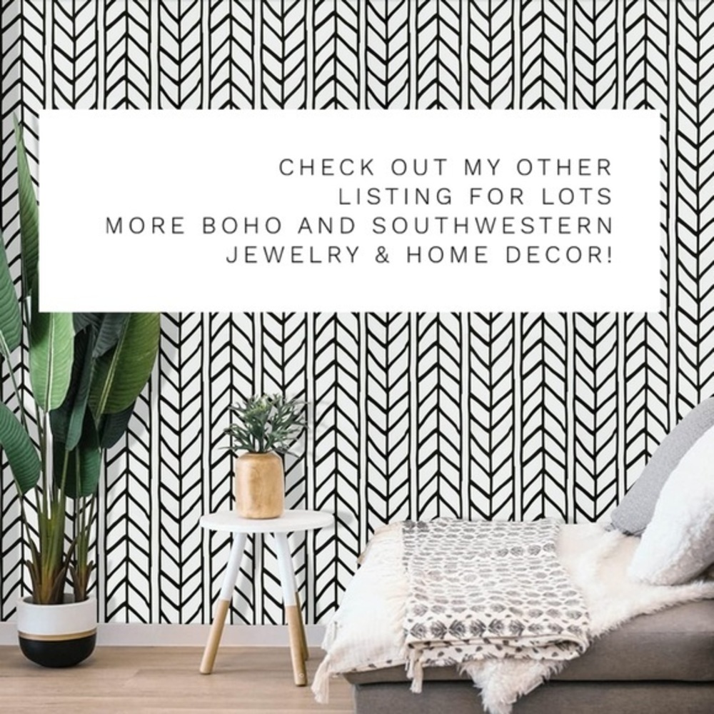 2/$30🌵 Colorful Bead Necklace Choker Hippie Retro 70’s Vibe Boho NEW Jewelry - Picture 5 of 6